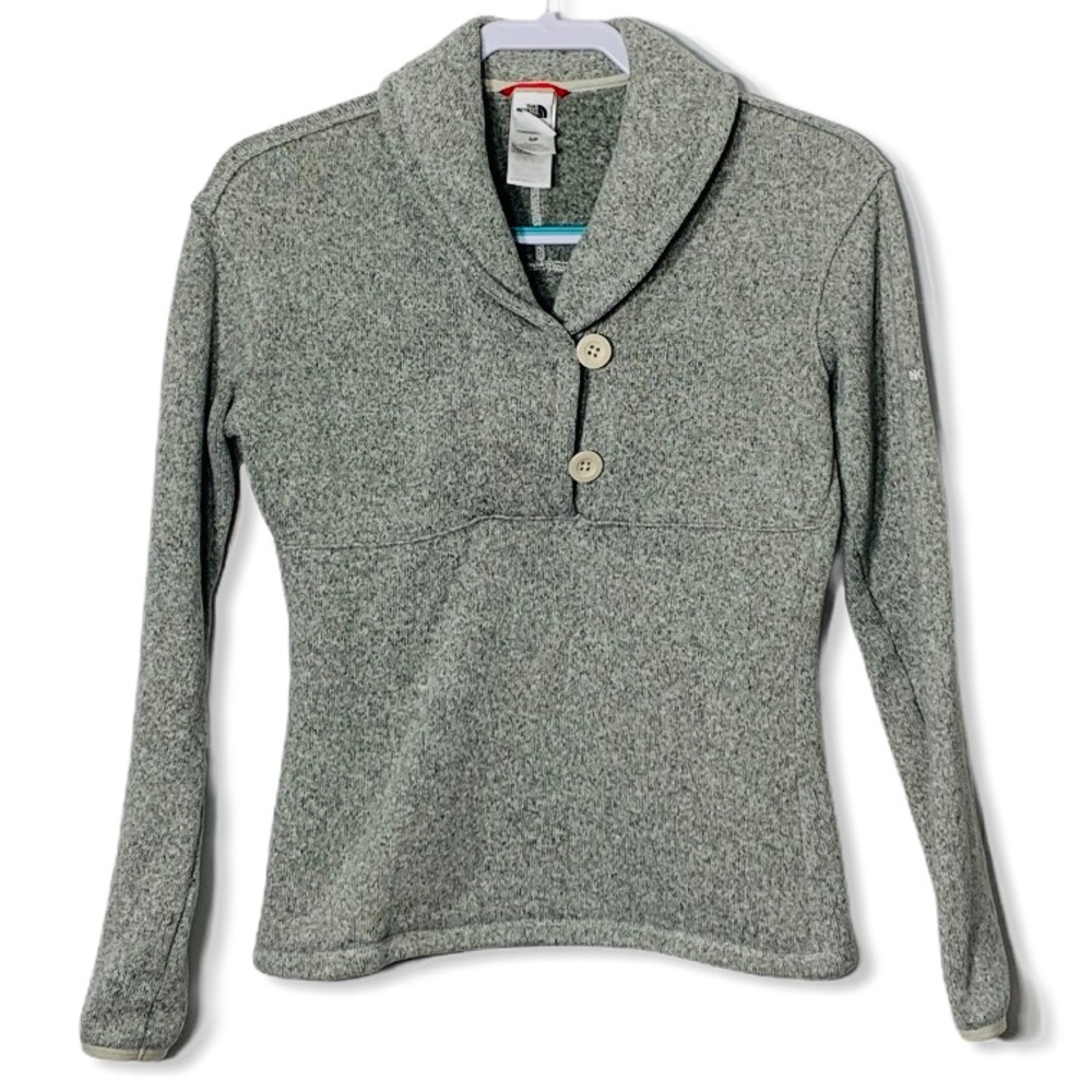 The North Face 1/4 2 Button Pullover  Sweater